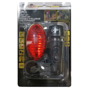 Φώτα ποδηλάτου μπρος πίσω 10cm & 8cm Homie 108452 - 1 τεμ.