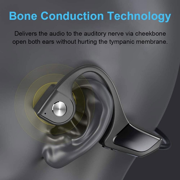 Aσύρματα ακουστικά - Neckband - F806 - 887561 - Grey - Image 2