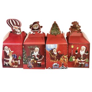 Κουτί χριστουγέννων 18x8,5x8,5cm Xmasfest 1131469 - 12 τεμ.