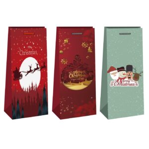 Τσάντα ποτών χριστουγέννων 35,5x11x8cm Xmasfest 1131830 - 12 τεμ.