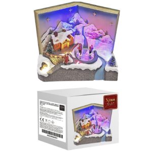 Χωριό xmas ανοιχτό βιβλίο 18cm Xmasfest 1132385 - 1 τεμ.