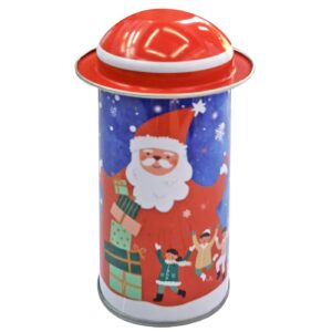 Κουτί μεταλλικό me καπέλο 11x7cm Xmasfest 1133355 - 1 τεμ.