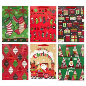 Τσάντα δώρου χριστουγέννων 42x30cm Xmasfest 1133454 - 12 τεμ.