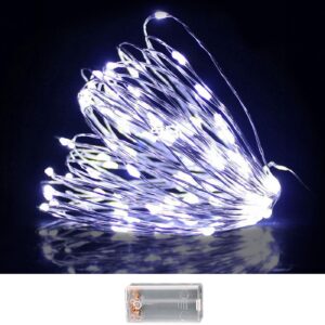 100 λαμπάκια led copper μπαταρίας λευκό ψυχρό σε σειρά σταθερά ip20 10,3m Xmasfest 1133506 - 1 τεμ.