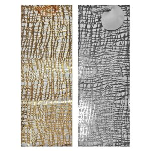 Τσάντα ποτών ασημί χρυσή 36x14x10cm Xmasfest 1133611 - 24 τεμ.