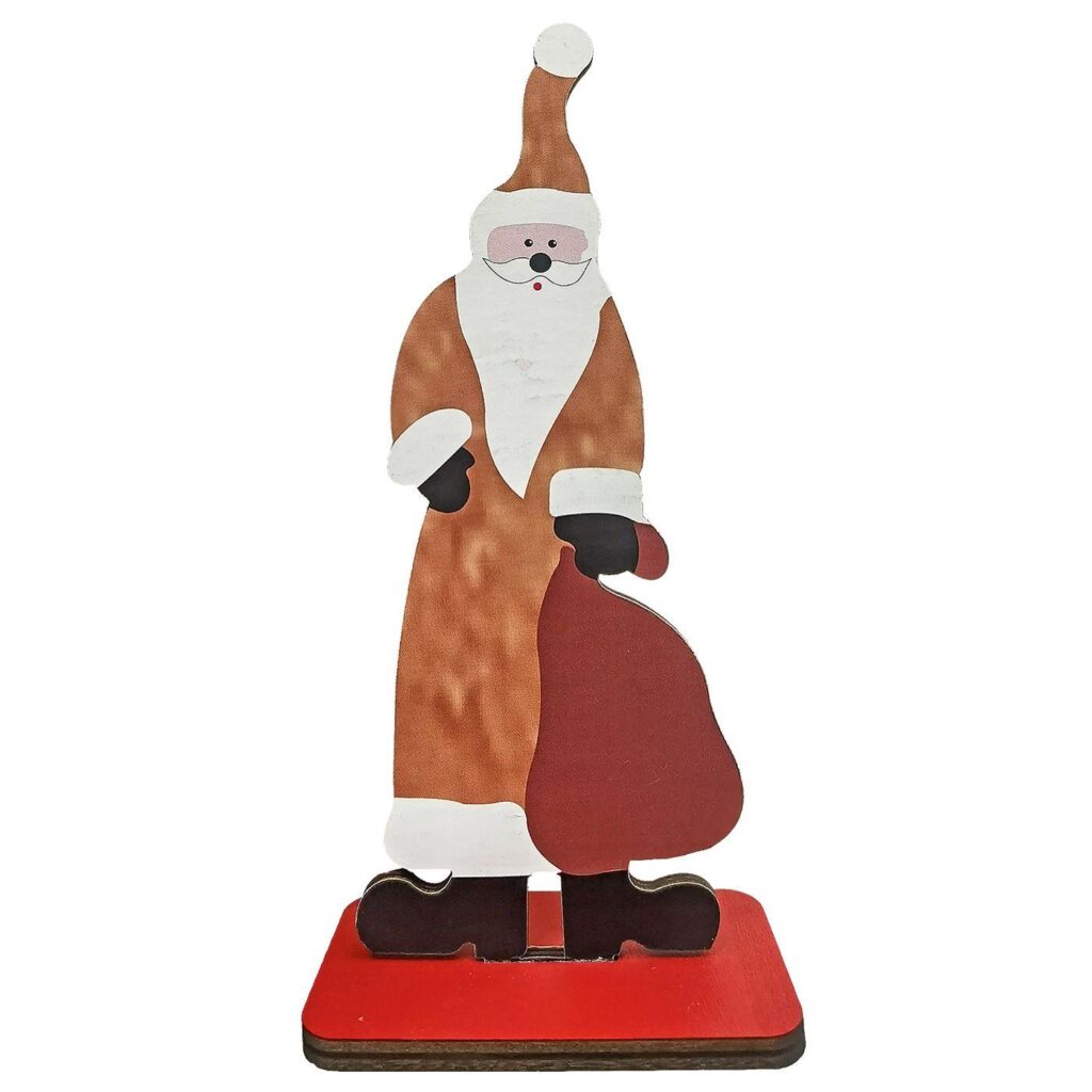 Άγιος ξύλινος επιτραπέζιος 15x7x5cm Xmasfest 1133747 - 12 τεμ.