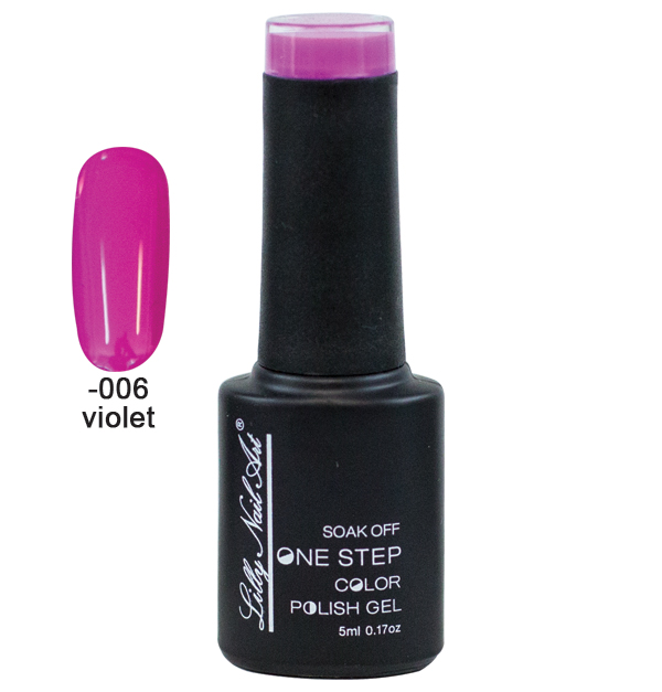 Ημιμόνιμο μανό one step 5ml - Violet [40504002-006] - 1 τεμ.