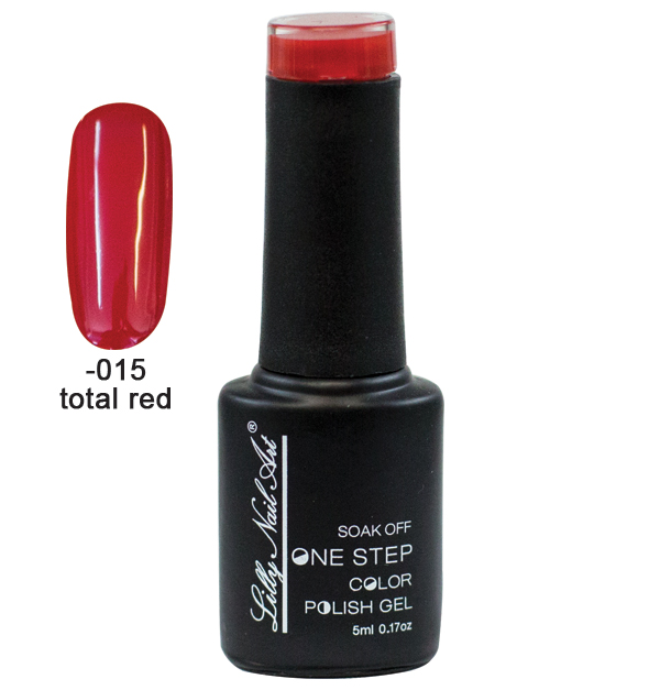 Ημιμόνιμο μανό one step 5ml - Total Red [40504002-015] - 1 τεμ.