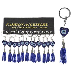 Μπρελόκ Μάτι Καρδιά ø2cm Y:15cm Homie 116661 - 12 τεμ.