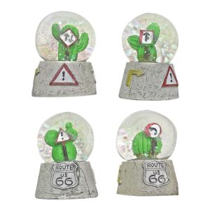 Χιονόμπαλα κάκτος φ4,5cm Φ4,5cm Homie 116797 - 12 τεμ.