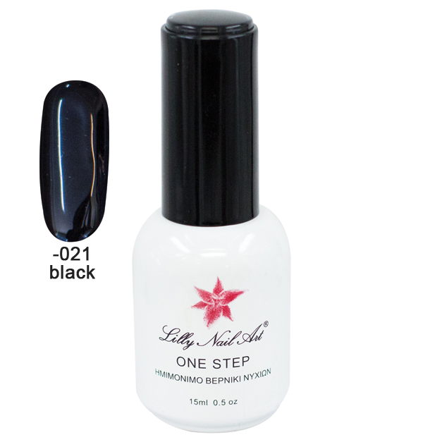 Ημιμόνιμο μανό one step 15ml - Black [40504001-021] - 1 τεμ.