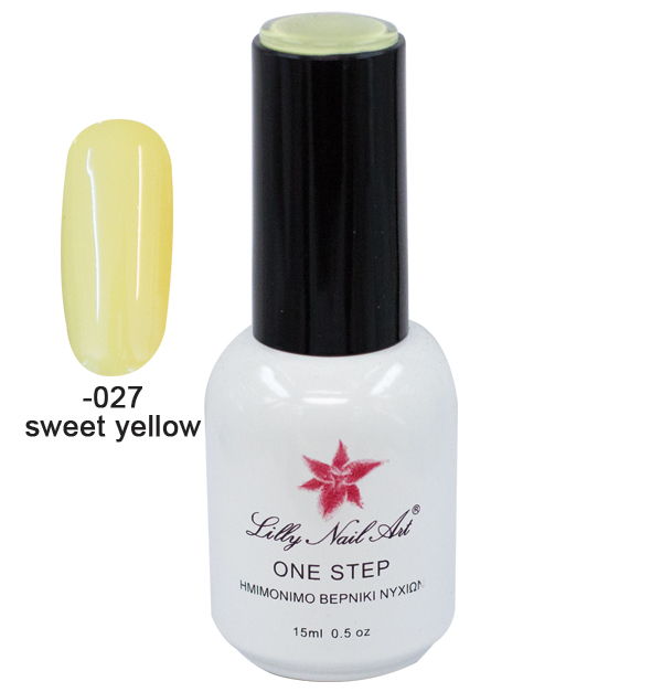 Ημιμόνιμο μανό one step 15ml - Sweet yellow [40504001-027] - 1 τεμ.