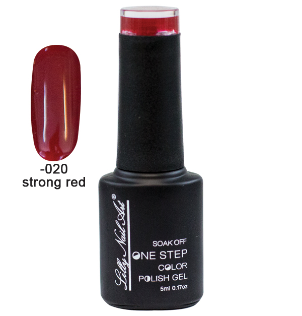 Ημιμόνιμο μανό one step 5ml - Strong red [40504002-020] - 1 τεμ.