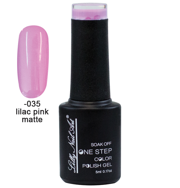 Ημιμόνιμο μανό one step 5ml - Lilac pink matte [40504002-035] - 1 τεμ.