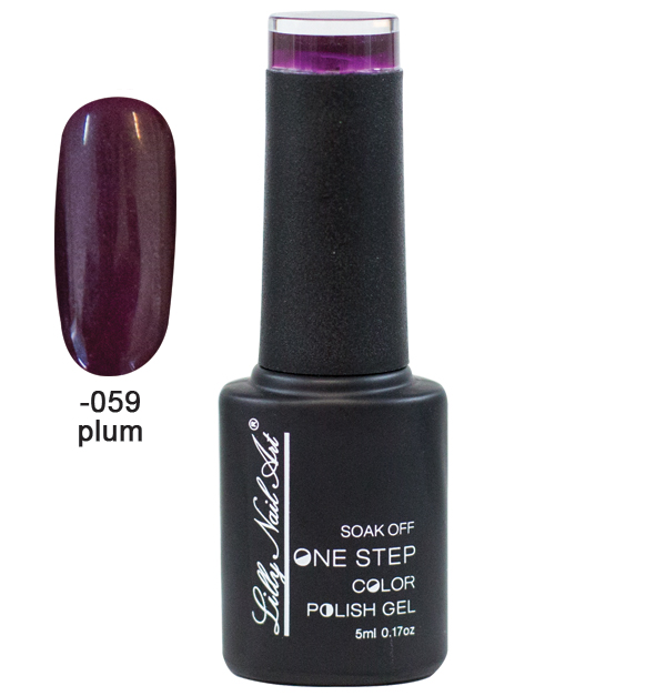Ημιμόνιμο μανό one step 5ml - Plum [40504002-059] - 1 τεμ.