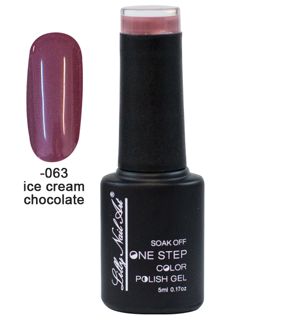 Ημιμόνιμο μανό one step 5ml - Ice cream chocolate [40504002-063] - 1 τεμ.