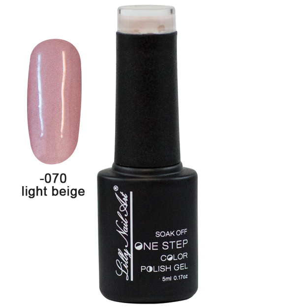Ημιμόνιμο μανό one step 5ml - Light beige [40504002-070] - 1 τεμ.
