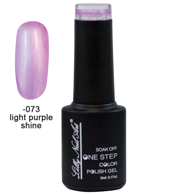 Ημιμόνιμο μανό one step 5ml - Light purple shine [40504002-073] - 1 τεμ.