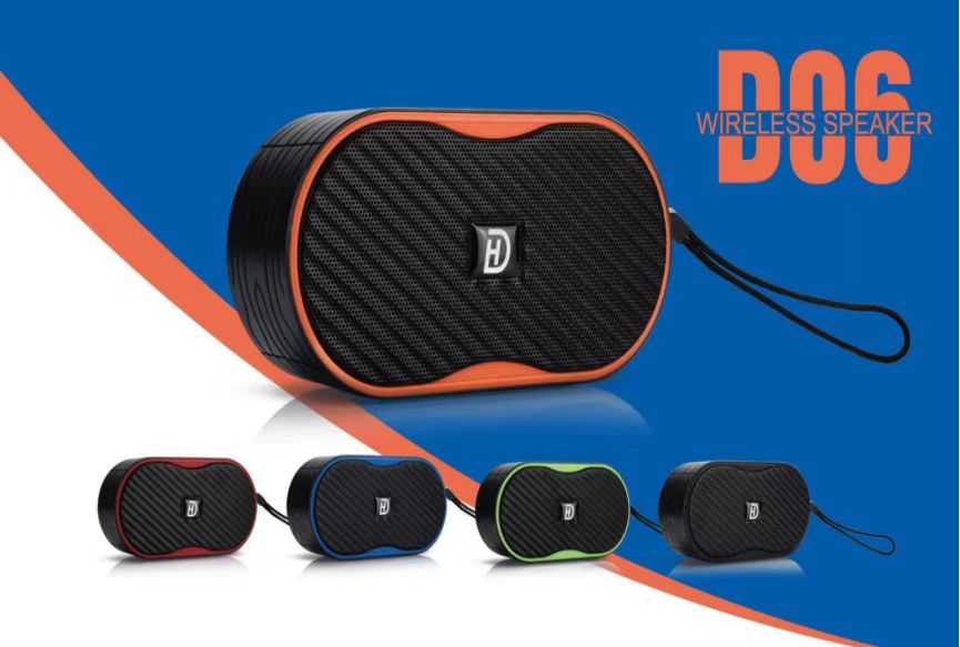Ασύρματο ηχείο Bluetooth - Mini - B06 - 881421 - Orange - Image 3
