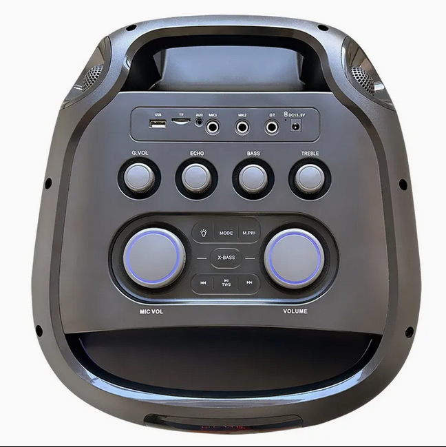 Φορητό ηχείο subwoofer με 2 μικρόφωνα Karaoke - WGY S801 - 116343 - Image 2