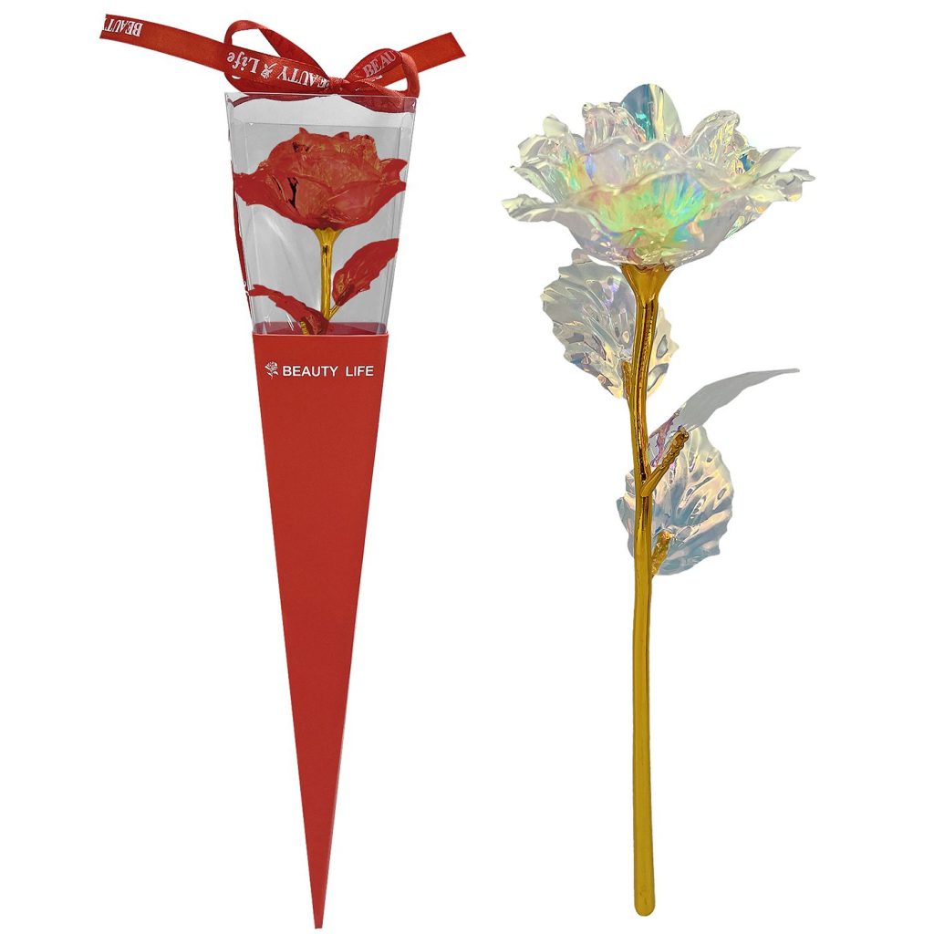 Τριαντάφυλλο με φως σε Κουτί 35cm Carnavalista 232371 - 1 τεμ.