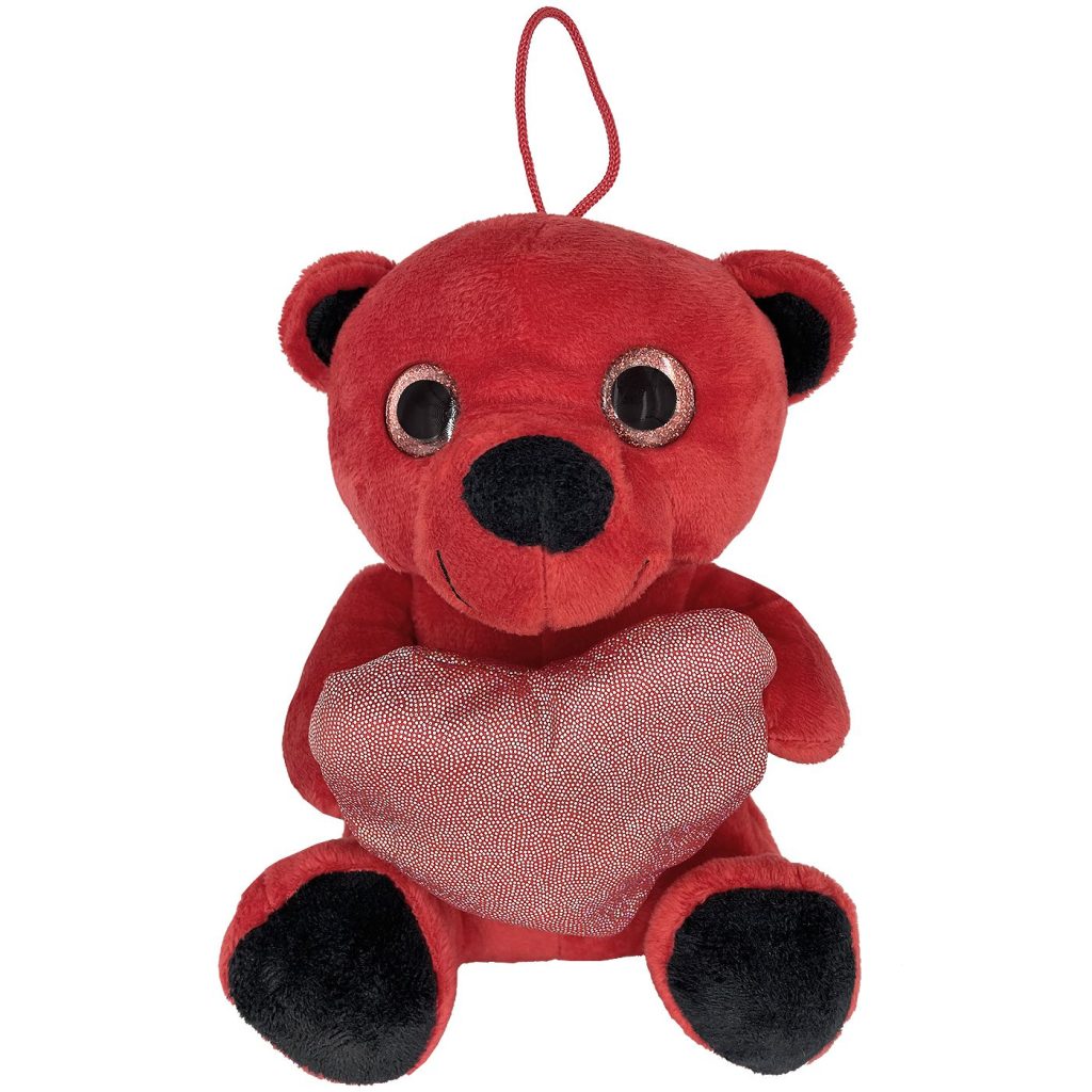 Αρκουδάκι Λούτρινο Κόκκινο Love 20cm ToyMarkt 99500 - 1 τεμ.