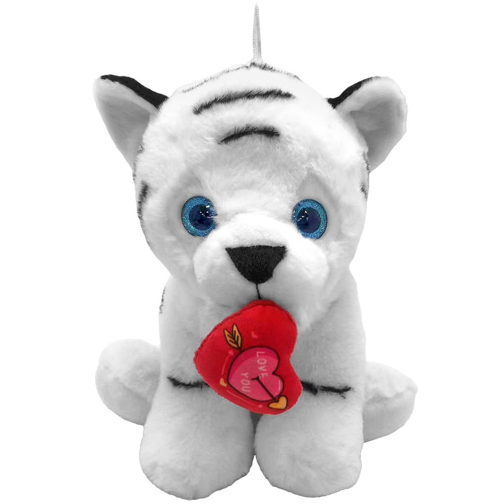 Τίγρης Λούτρινο με Καρδιά 30cm ToyMarkt 99527 - 1 τεμ.