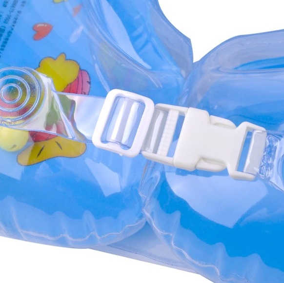 Βρεφικό φουσκωτό σωσίβιο λαιμού με λαβές - 40cm - 150861 - Green - Image 2