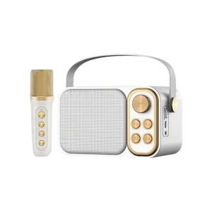 Ασύρματο ηχείο Bluetooth με μικρόφωνο Karaoke - YS-103 - 887288 - White