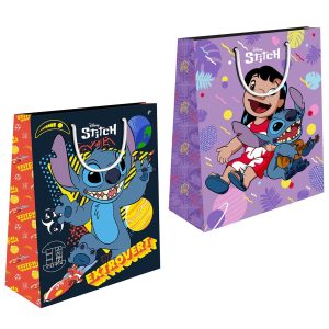 Τσάντα Δώρου Χάρτινη Lilo & Stitch (45cm) 45x33x12cm Stitch 000564061 - 12 τεμ.