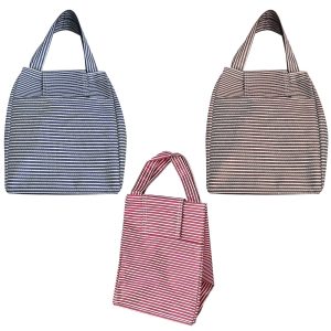 Ψυγείο Ισοθερμικό Τσάντα Ριγέ 28x21x17cm SummerTiempo 622332 - 1 τεμ.