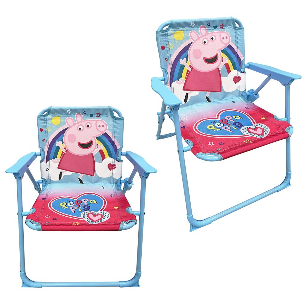Καρεκλάκι Μεταλλικό Αναδιπλωμένο Peppa pig 53x38x27cm Peppa - 1 τεμ.