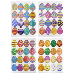 Στίκερ Πασχαλινά Αυγα σετ=12 Φύλλα 18x13cm Bunny's 932137 - 1 τεμ.