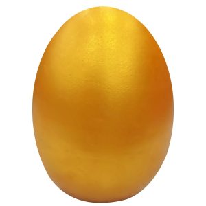 Αυγό Κεραμικό Χρυσό Μεγάλο 15x10cm Bunny's 932226 - 20 τεμ.