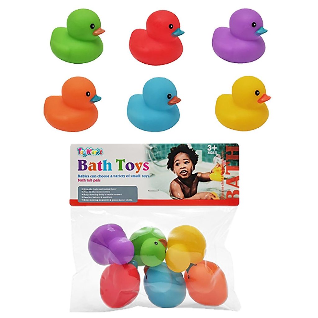 Παπάκια 6 τεμ Παιχνίδι Μπάνιου 20x18x4cm ToyMarkt 941112 - 1 τεμ.
