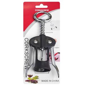 Ανοιχτήρι Φελλού Τυρμπουσόν Μαύρο 17cm Homie 1002168 - 1 τεμ.