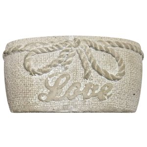 Κασπώ Κεραμικό Οβάλ Love 14x8x6,5cm Homie 1011152 - 6 τεμ.