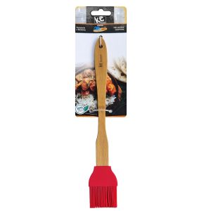 Πινέλο Σιλικόνης με Ξύλινη Λαβή 27cm Homie 1011156 - 1 τεμ.
