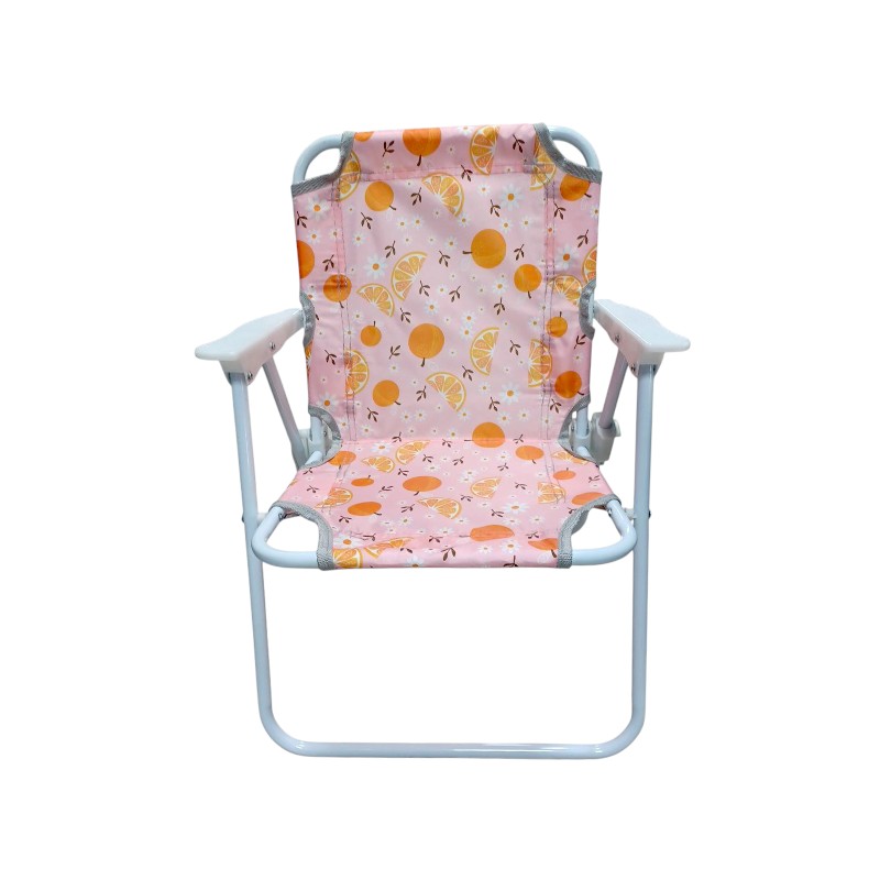 Παιδική πτυσσόμενη καρέκλα camping - 2012 - 241729 - Pink/Orange