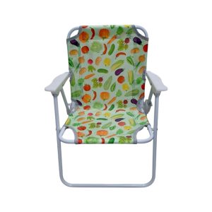 Παιδική πτυσσόμενη καρέκλα camping - 2012 - 241729 - Green/Veggies