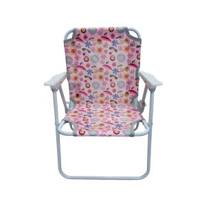 Παιδική πτυσσόμενη καρέκλα camping - 2012 - 241729 - Pink/Flowers