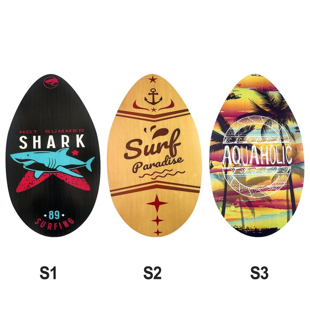 Σανίδα Ξύλινη Surf Skimboard 76x45cm SummerTiempo 622163 - 1 τεμ.