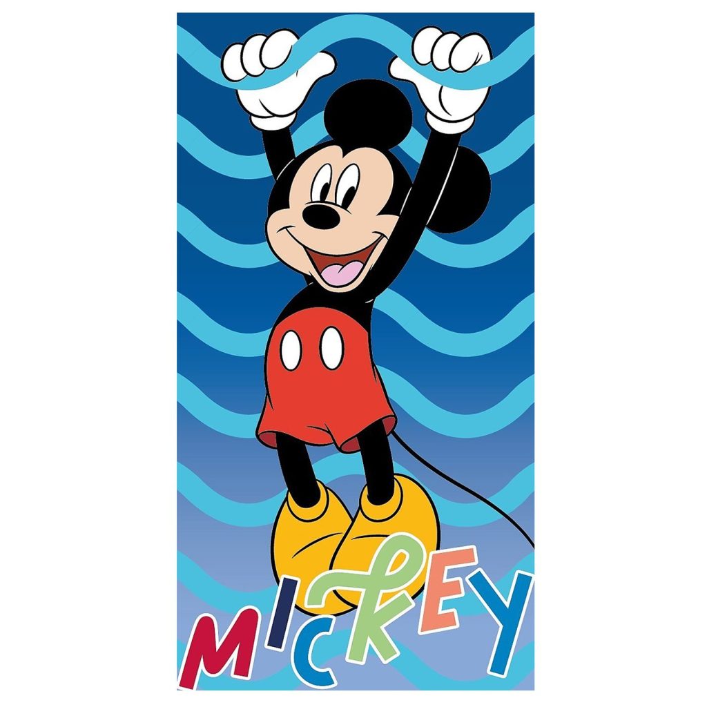 Πετσέτα Θαλάσσης Μικροίνες Mickey Mouse 140x70cm Disney MIC36-5047 - 1 τεμ.