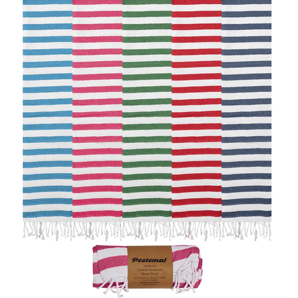 Πετσέτα Θαλάσσης Pestemal Ριγέ ~280g 90x180cm SummerTiempo 62841 - 1 τεμ.