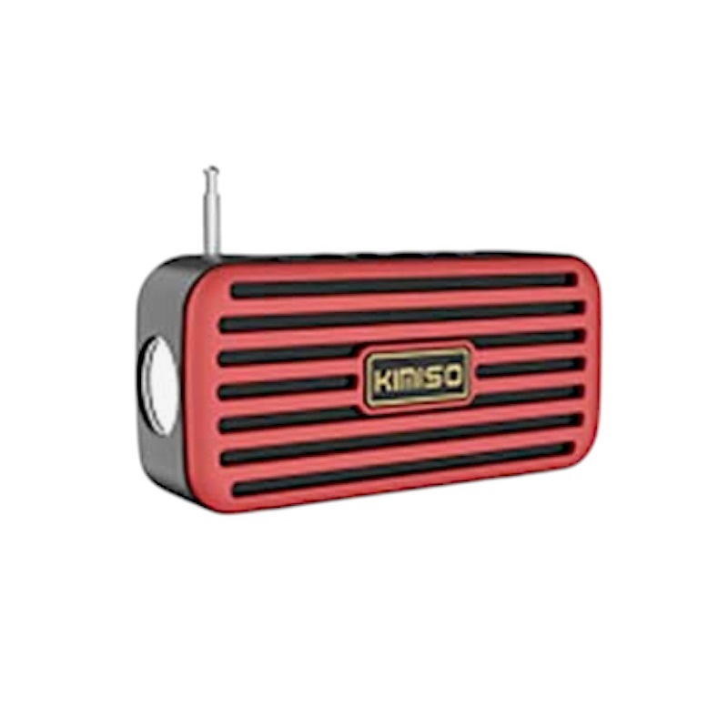 Ασύρματο ηχείο Bluetooth με φακό - KMS-03A - 885888 - Red