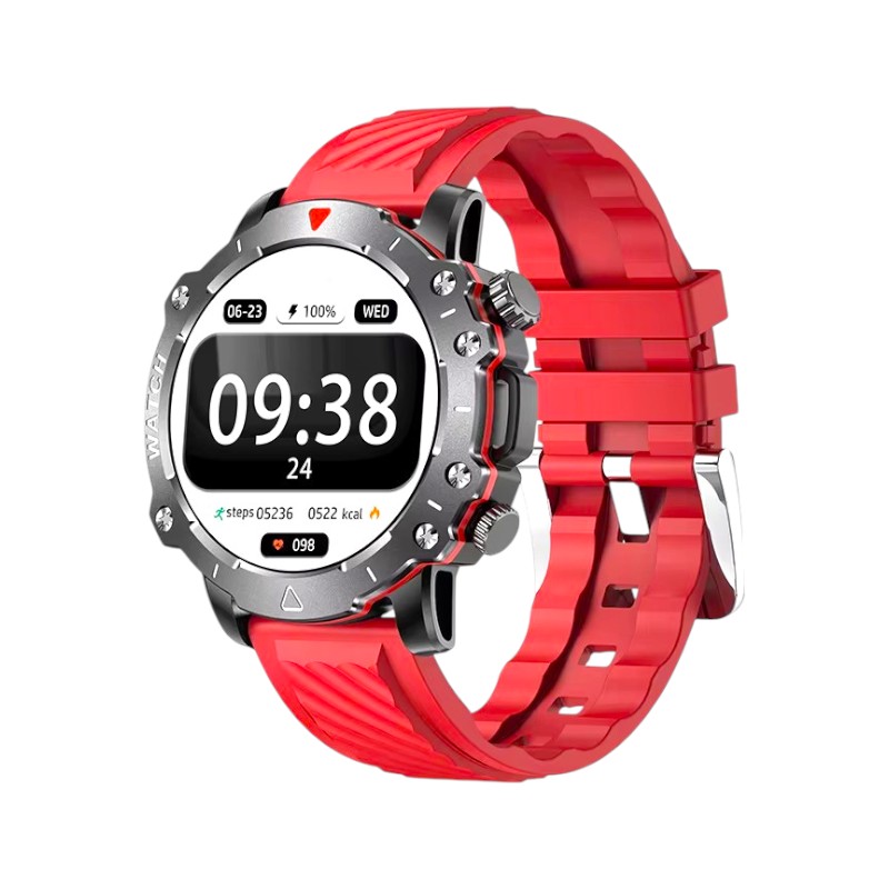 Σετ Smartwatch με 3 λουράκια - LG78 Pro - 064878 - Red