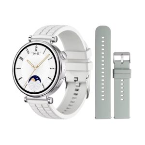 Σετ Smartwatch με 2 λουράκια - Z01 Mini - 064953 - White