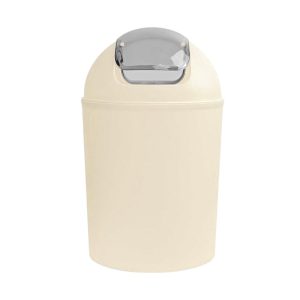 Κάδος απορριμμάτων μπάνιου πλαστικός - Beige - 21581