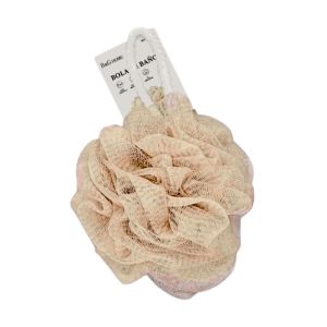 Σφουγγάρια μπάνιου δίχτυ σε σετ 5Χ - Beige - 24961