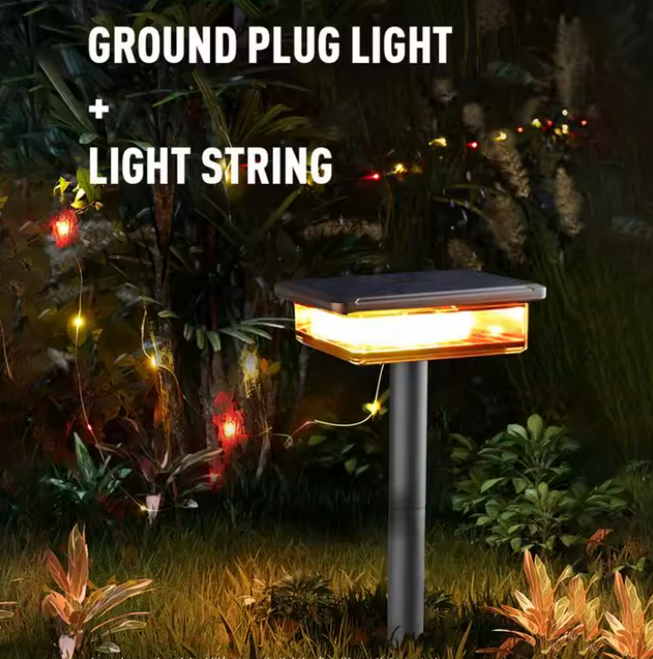 Επαναφορτιζόμενη γιρλάντα φωτισμού LED με ηλιακό πάνελ - YD2332 - 419208 - Image 2